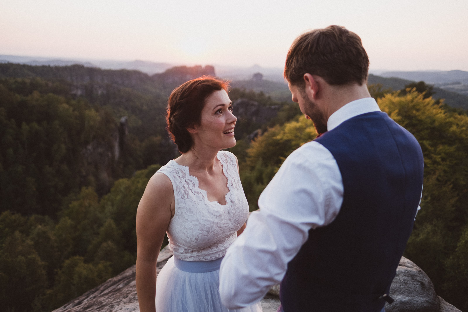 Hochzeitsfotograf Dresden – Brautpaarshooting in der Sächsischen Schweiz