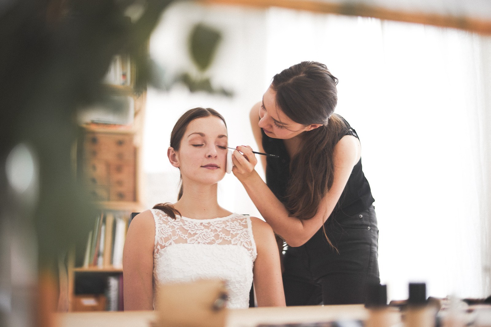 Make Up und Haare – Brautstyling